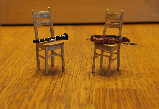 Miniature Instruments and Chairs