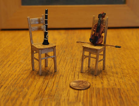 Miniature instruments and Chairs alternate view