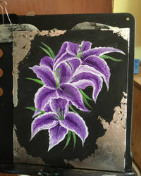 Purple Lilies