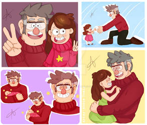 Mabel and Ford Bonding Collage