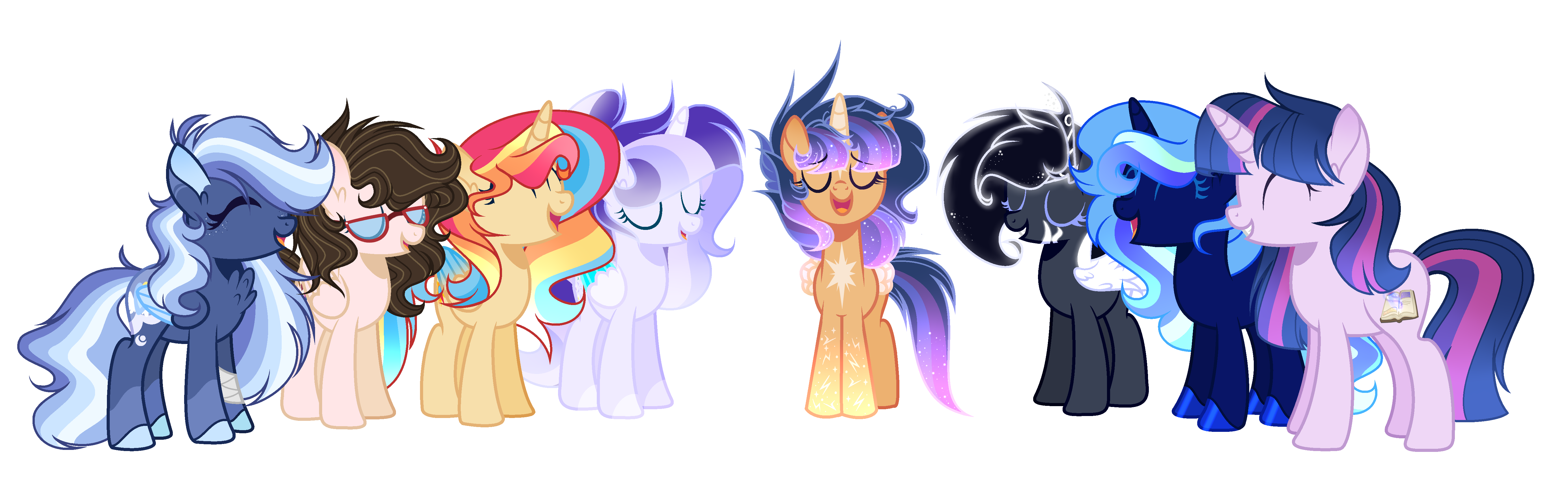 MLP ~Gift~ Merry Christmas to my friends by MagicConstellation on ...