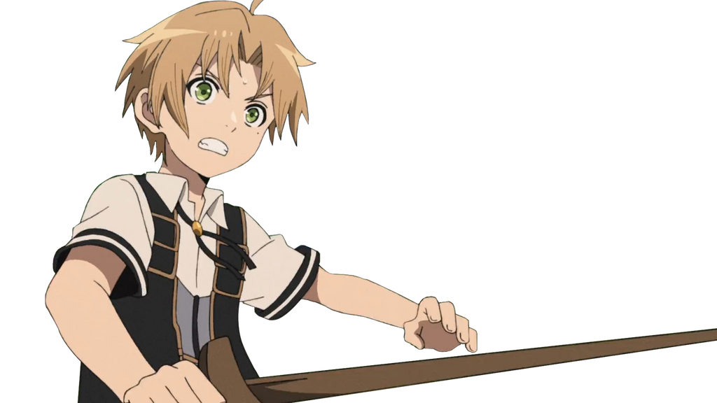 Rudeus Render by TheMightyBattleSquid on DeviantArt