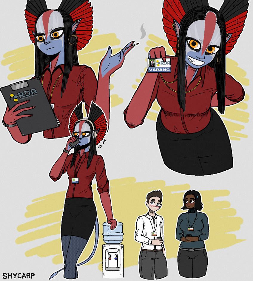 Va Rang Rda Varang as RDA employee by ShyCarp on DeviantArt