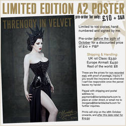 Threnody in Velvet Limited Edition A2 print