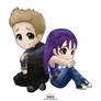 COMMISSION: Chibi Liam and  Chibi Vira 1/3