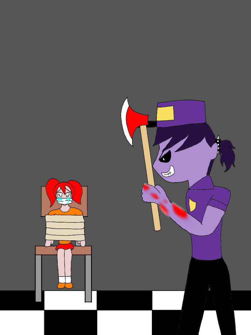 FNAF 2 death mini game: Purple guy by Starsharmony on DeviantArt