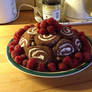 Cocoa roll cake