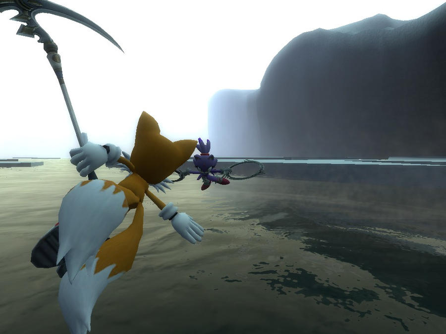 Tails Battle Position Tails - Battle on the ice by jacilon on DeviantArt