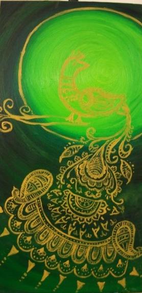 Mehndi Peacock