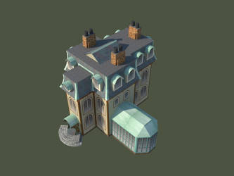 Paper Model Preview Victorian House