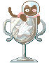 Silver Cookie Cat Trophy