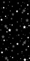 Black and White Stars Background (F2U)