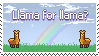 Llama for Llama Stamp (F2U) by DominickLuhr