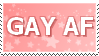 Gay AF Stamp