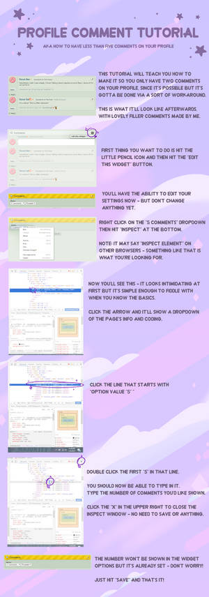 Profile Comment Tutorial