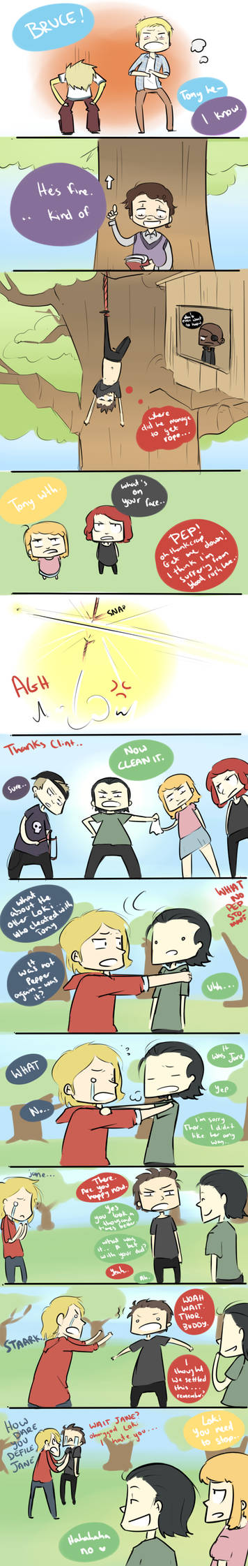 Tony's Beard Part 3 by blargberries