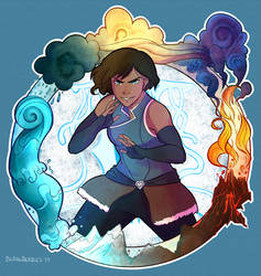 Korra and the Elements