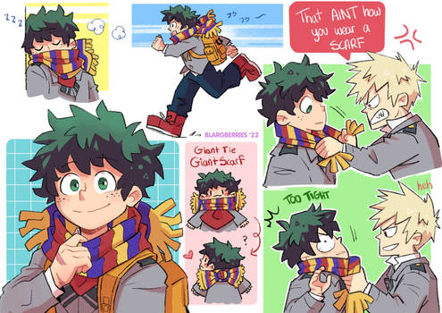 Izuku + Scarf