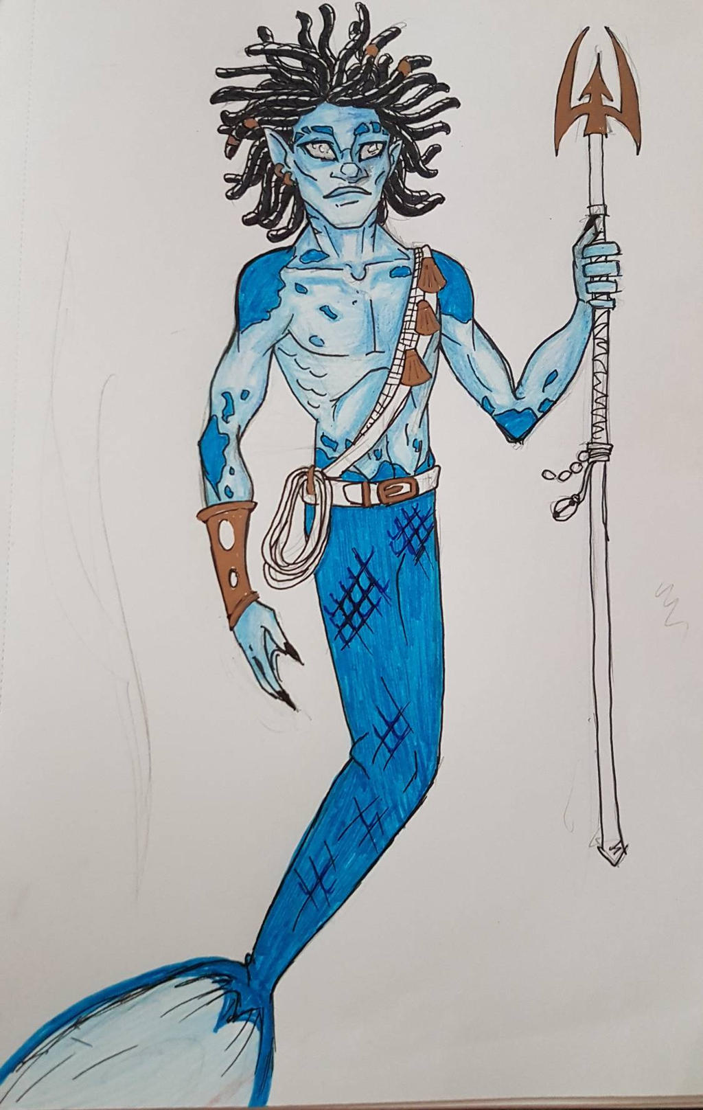 Mermen Batman Deviantart Merman by TheCrownJeweller on DeviantArt