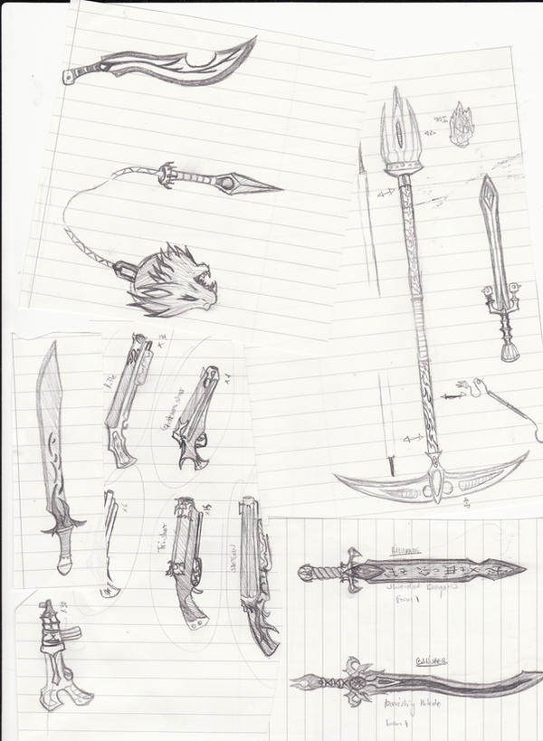 Random Weapon Cartoon Writing Yay more random weapons by KiNgFRoStY187183 on DeviantArt