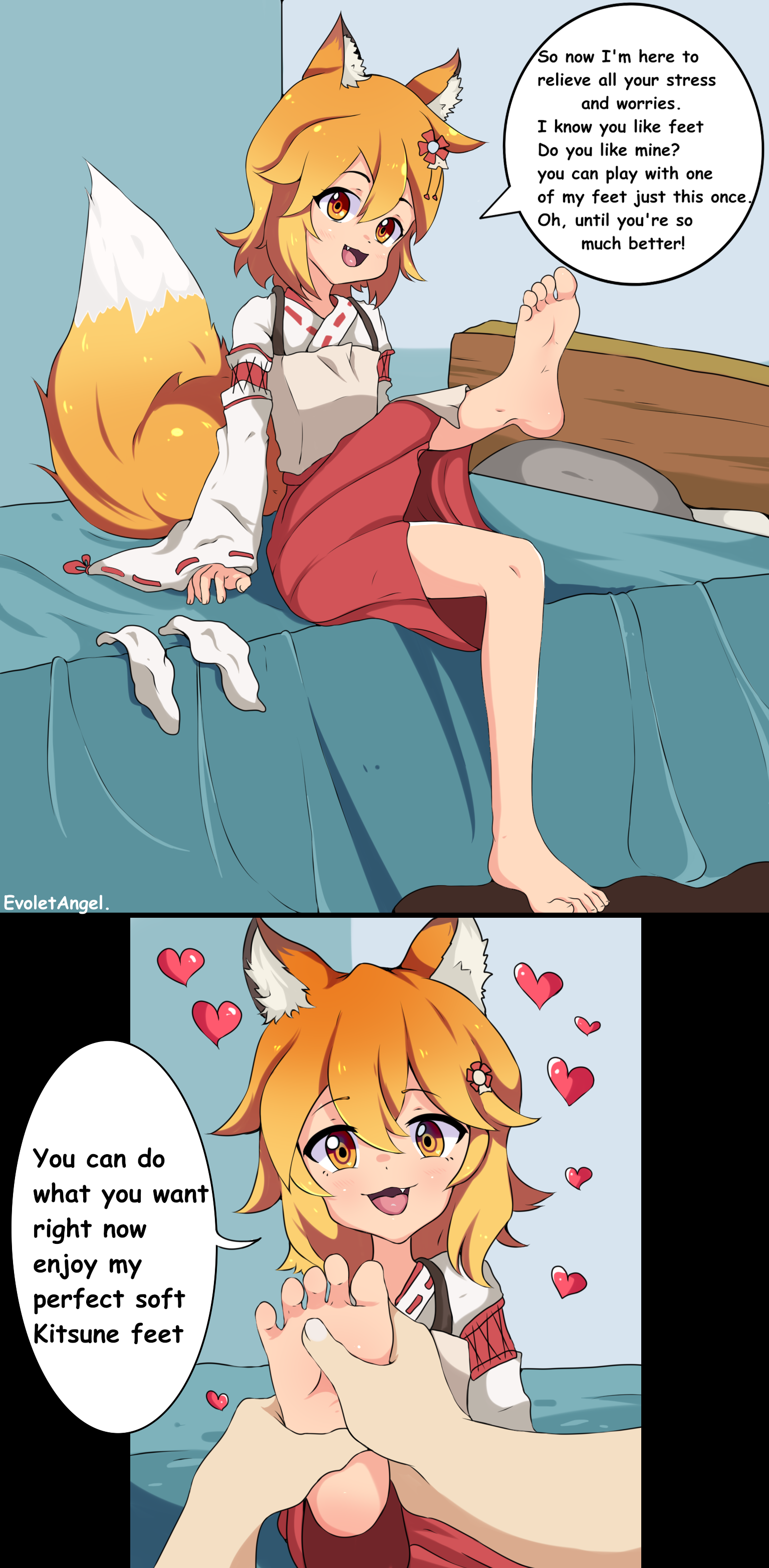 A day with a Kitsune.