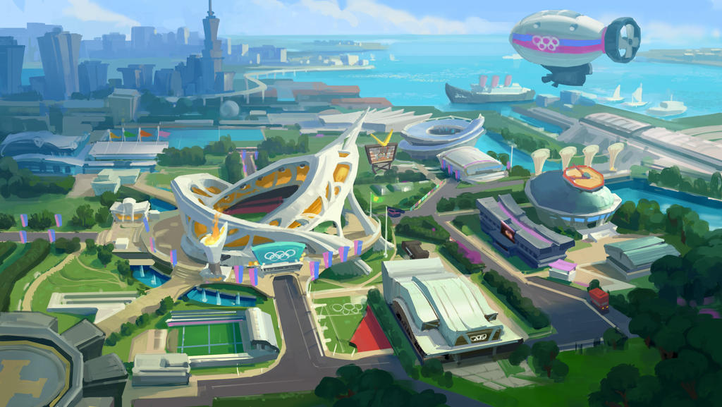 Где проходит закрытие игр будущего. Олимпийский в будущем. Олимпийские игры будущего. Архитектура игр будущего.