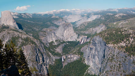 Waterfalls in Yosemite Valley