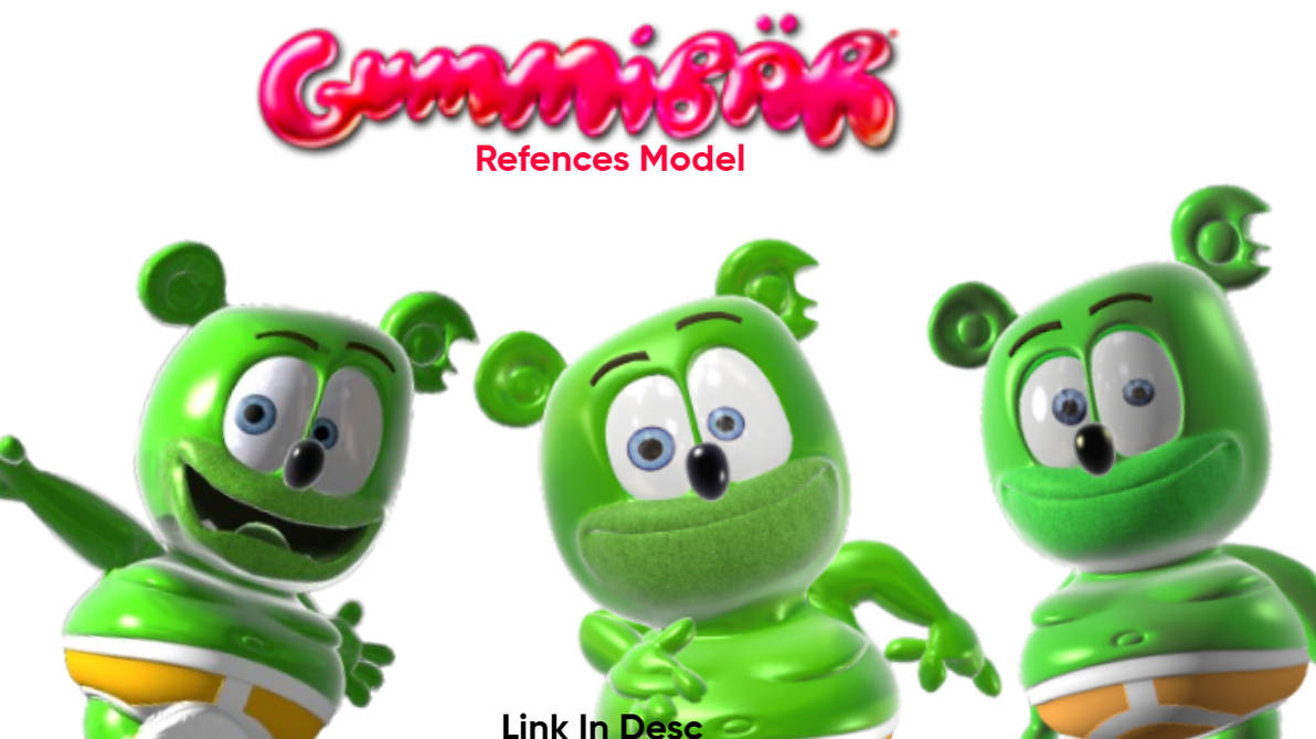 Gummibar Refeneces Models (Link In Desc) by GummyfanIntl on DeviantArt