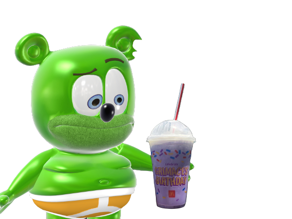 Gummibar with The Grimace Shake by GummyfanIntl on DeviantArt