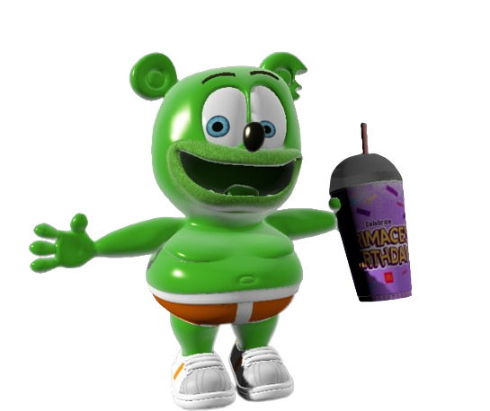 Gummer Bar Gummibar with The Grimace Shake Png Full Body by GummyfanIntl on DeviantArt