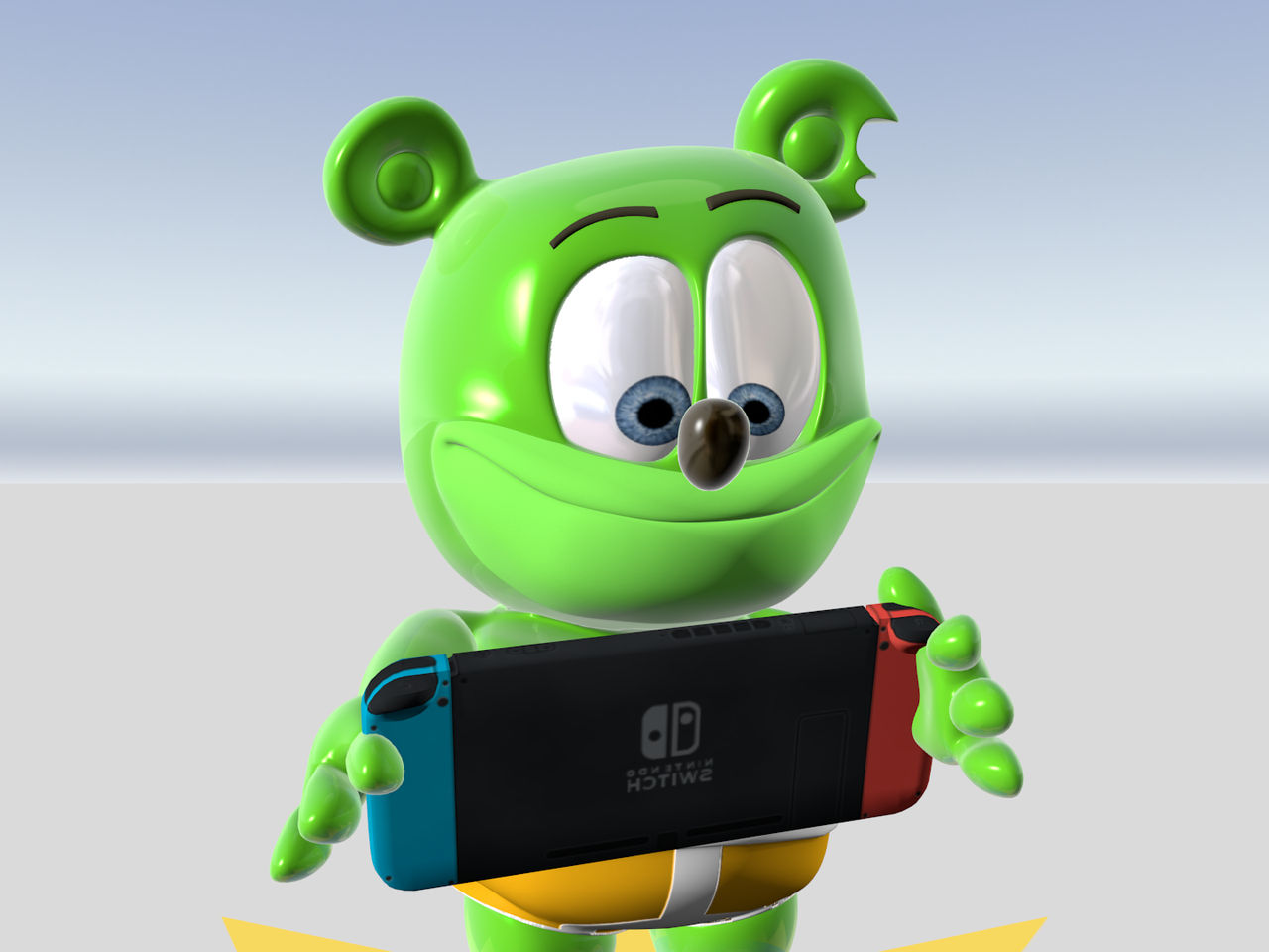 Gummibar Playing His Switch by GummyfanIntl on DeviantArt