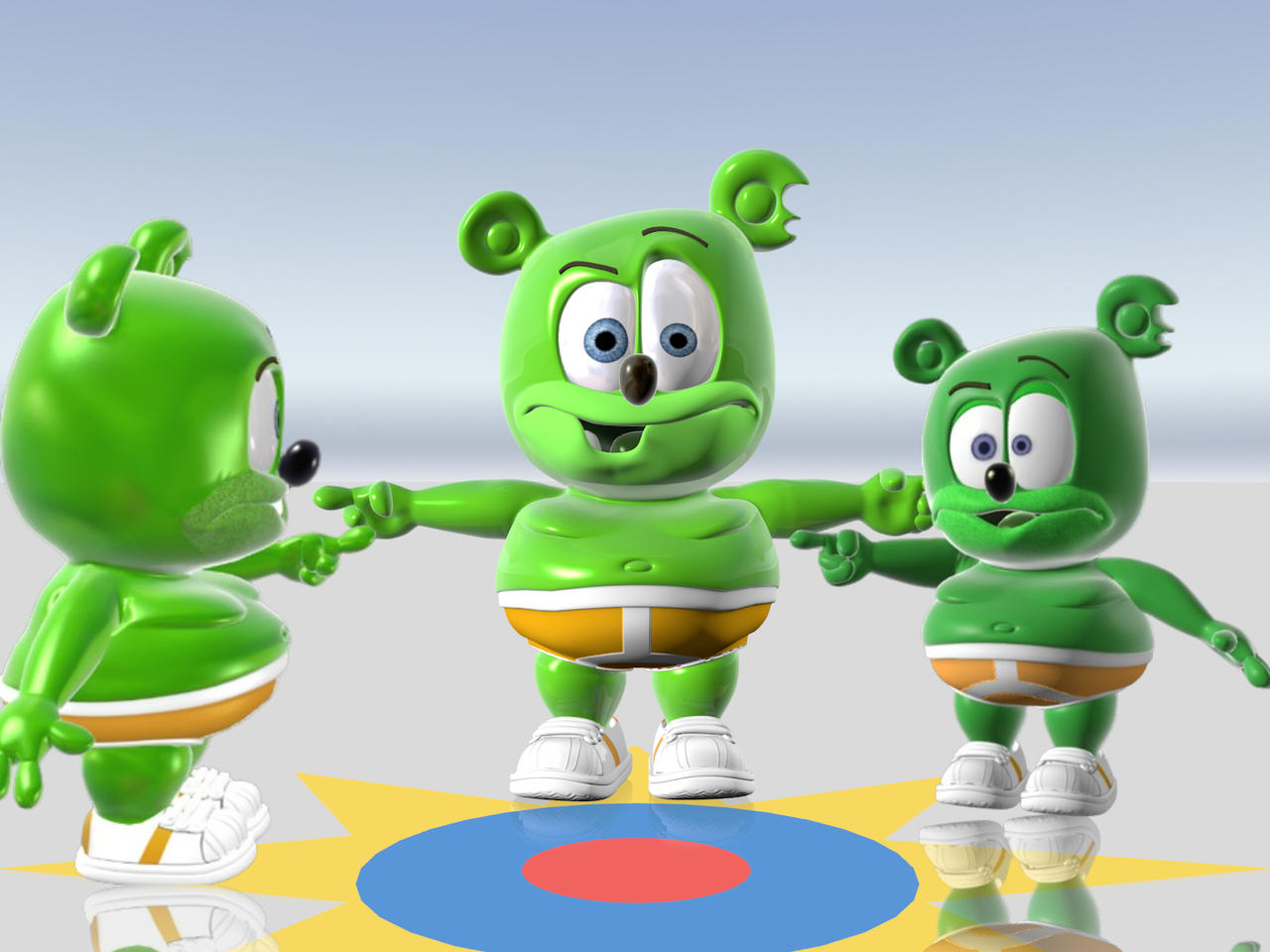 Gummibar Meets 2 Version of Himself by GummyfanIntl on DeviantArt