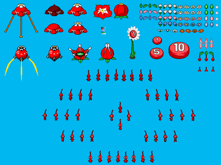 Simple Red Pikmin Sheet 2.0