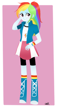 Rainbow Dash in Equestria Girls