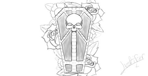 Skull Coffin