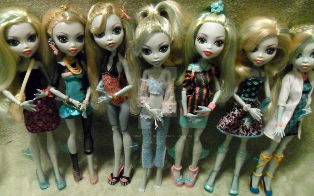 All my Lagoona Blue dolls (MH)