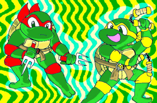 Raph and Mikey