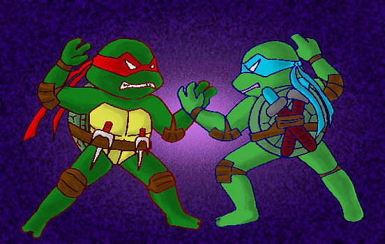 Raph and Leo-tokkumiai-