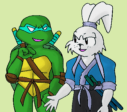 Leo and Usagi-talk-