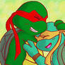 Raph and Mikey-heartwarming-