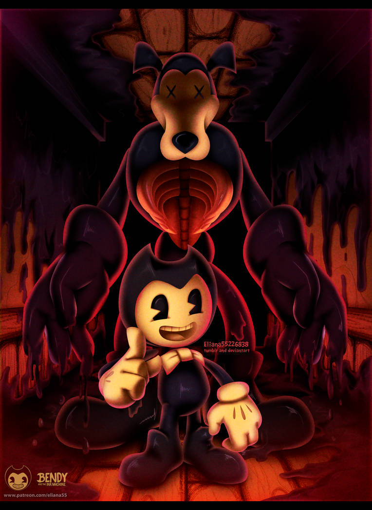 BENDY AND THE INK MACHINE full art by eliana55226838 on DeviantArt