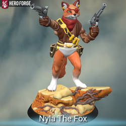 HeroForge Model - Nyla The Fox