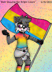 Blair Showing He Bright Colors