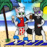 Padded Summer Events - Two Beach Kittens