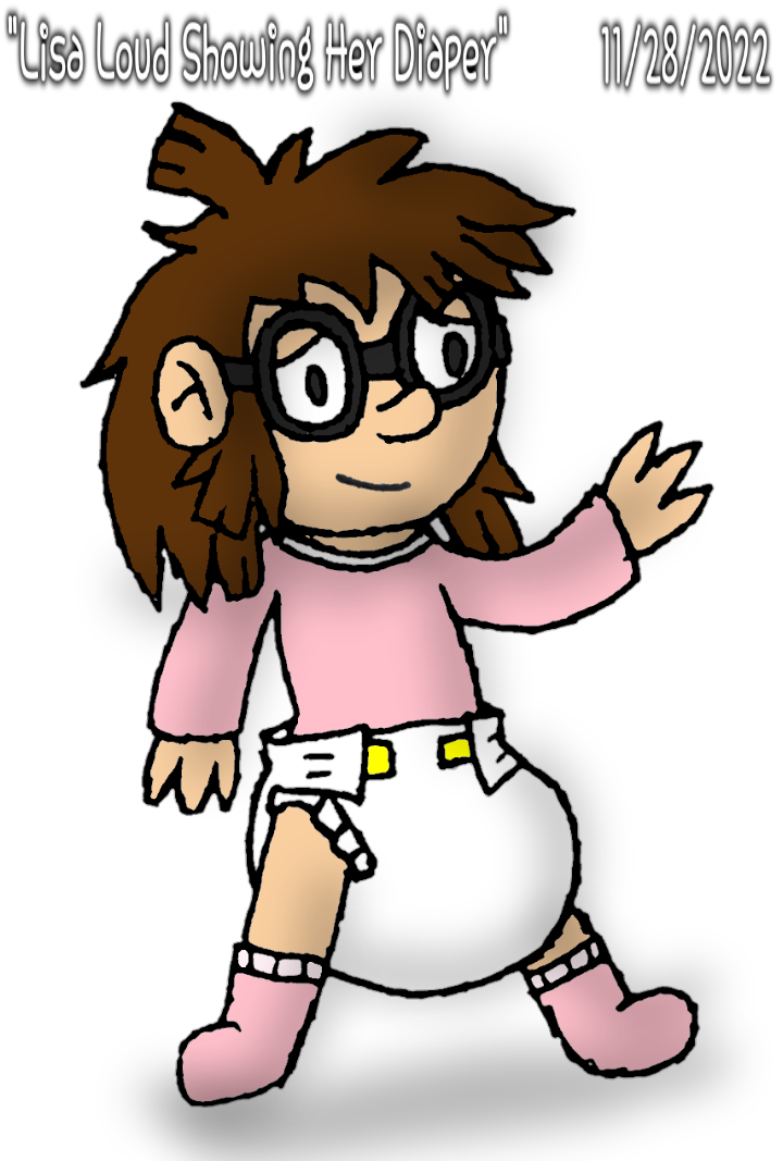 Lisa Loud Showing Her Diaper