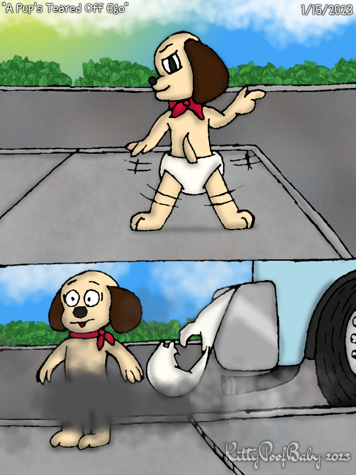 A Pup's Teared Off Ego
