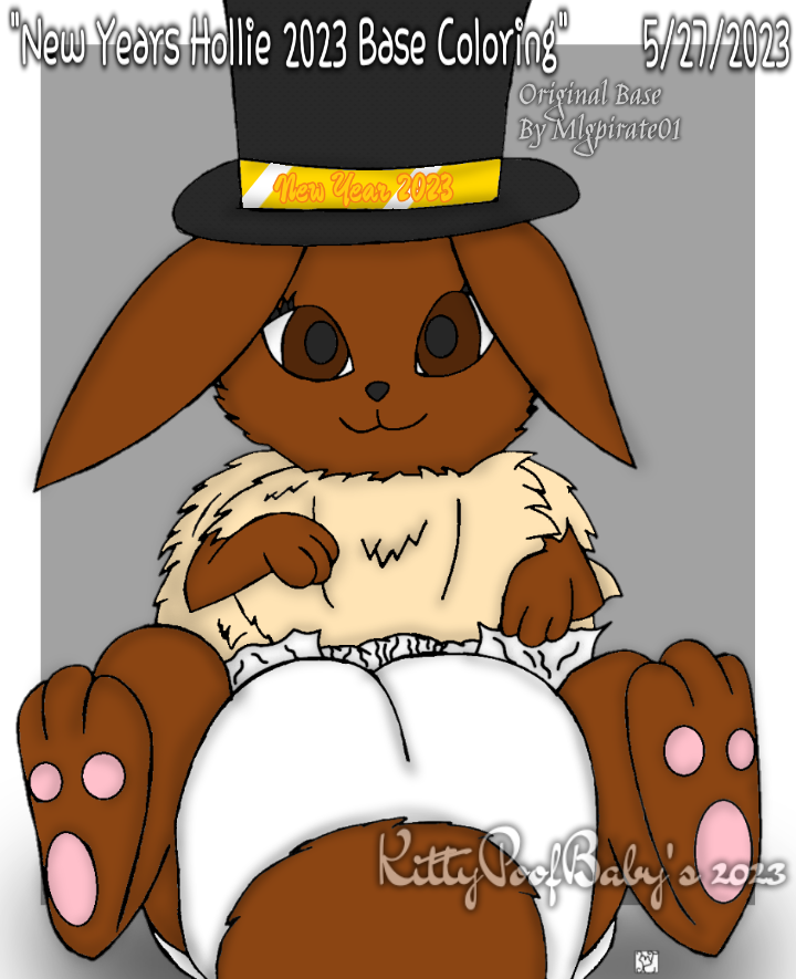 New Years Hollie 2023 Base Coloring