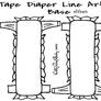 F2U Tape Diaper Line-art Base