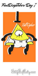 FanDiapTober Day 7 - Bill Cipher