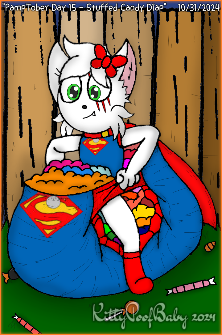 PampTober Day 15 - Stuffed Candy Diap